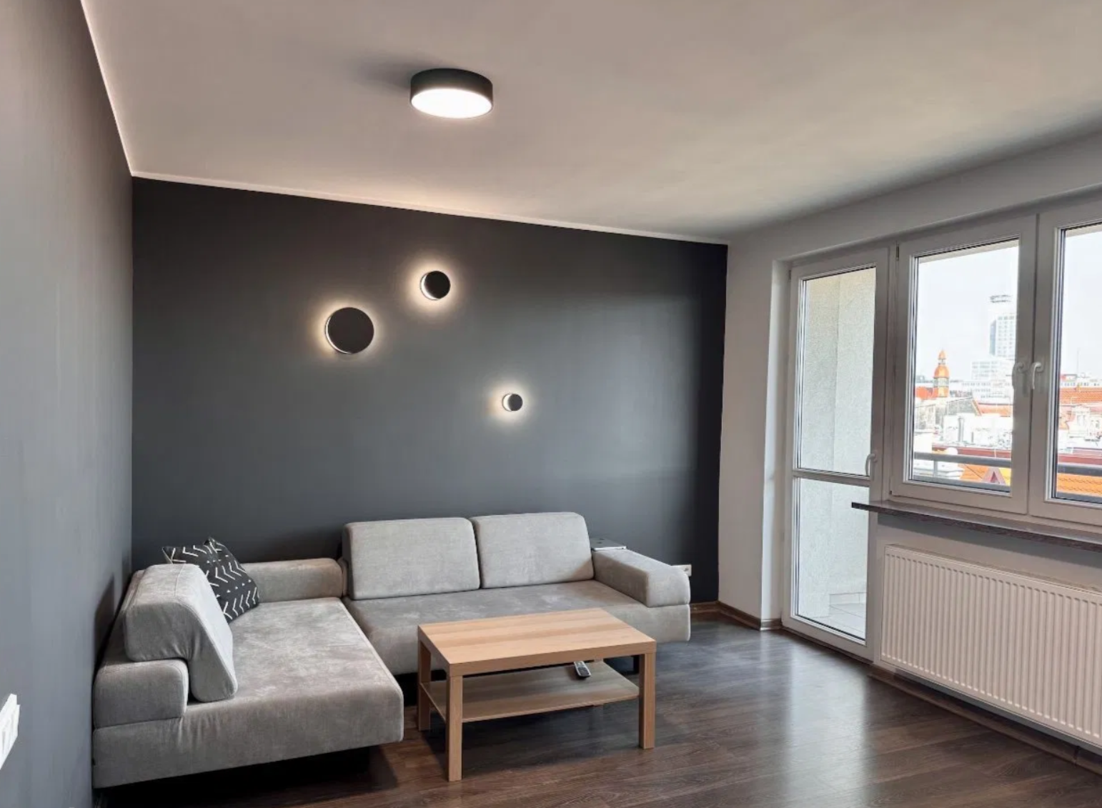 Przestronne mieszkanie w sercu Katowic - loggia, oddzielna kuchnia, winda -  centrum, 56 m², 6. piętro